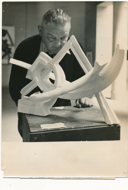 Œuvre Jeanne KOSNICK-KLOSS Salon des Réalités Nouvelles 1953 photo photographie