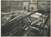 Chantier coffrage béton vers 1920 photo photographie