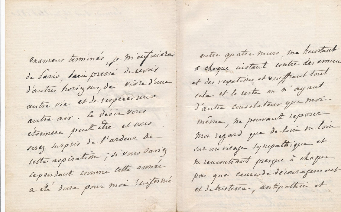 Adhémar d ANTIOCHE 3 lettres autographes signée Commune et guerre 1870 à d'Arsac