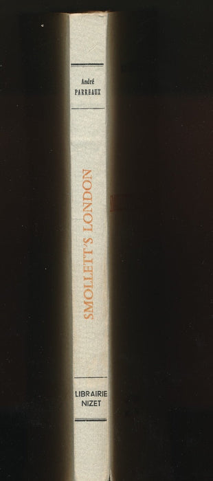 André PARREAUX Smollett's London EO non coupée 1965 livre architecture