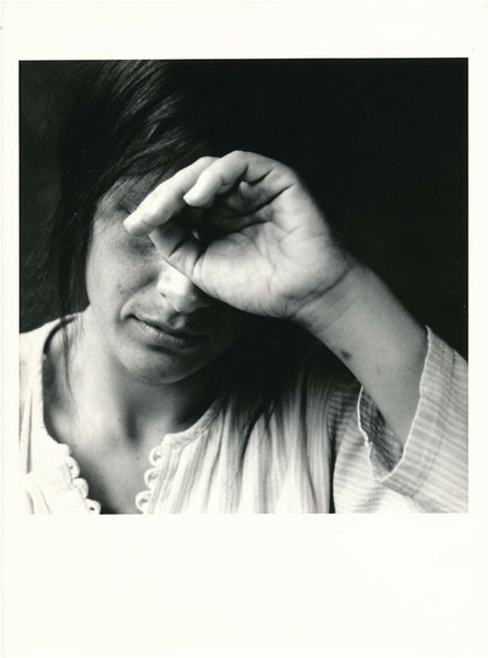 Portrait avec main femme photo photographie étude