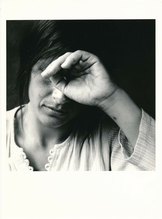 Portrait avec main femme photo photographie étude