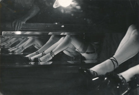 Cabaret jambe reflets miroirs photo photographie époque v. 1950