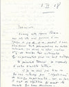 Bernard PARMEGIANI musique électro acoustique lettre autographe signée élève