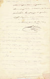 général Bedeau Algérie lettre autographe signée classement officier 1843