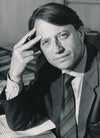 photo Hector Bianciotti (1930-2012),  écrivain tirage argentique époque v. 1980