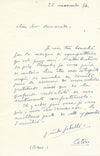 Graveur Gaston NICK-PETRELLI 3 lettres autographes 1 CAS Corse Ceton Orne