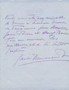 Bel ensemble Jane Renouardt 2 lettres autographes une photo 3 cartes visite