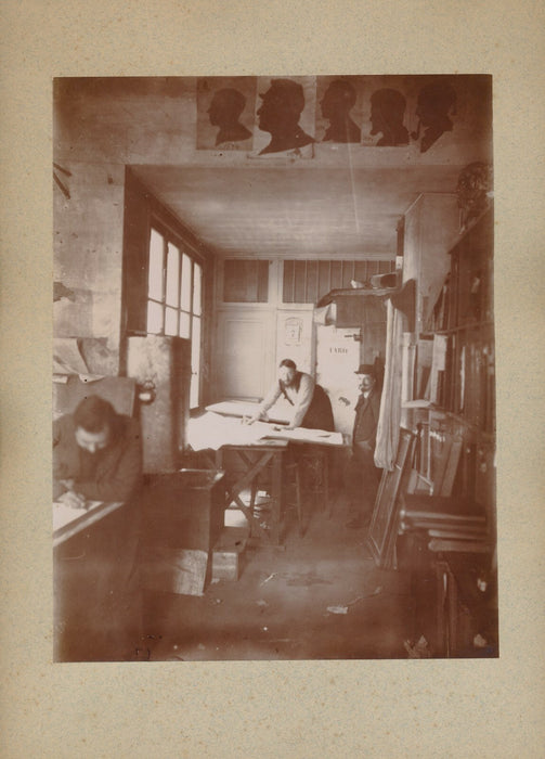 Victor LALOUX architecte son atelier d’enseignement 6 photographies v. 1897