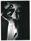 Étude nu anonyme amateur ombre photo photographie v. 1980 sexy femme