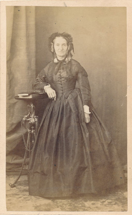 Mme EISENLOHR née BOISSARD-DONAUER morte 1868 cdv photo photographie Strasbourg