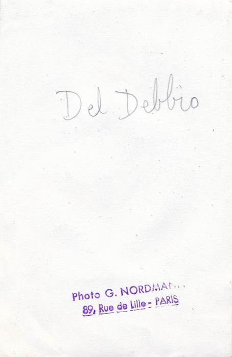 André DEL DEBBIO photographie sculpteur portrait argentique époque années 50