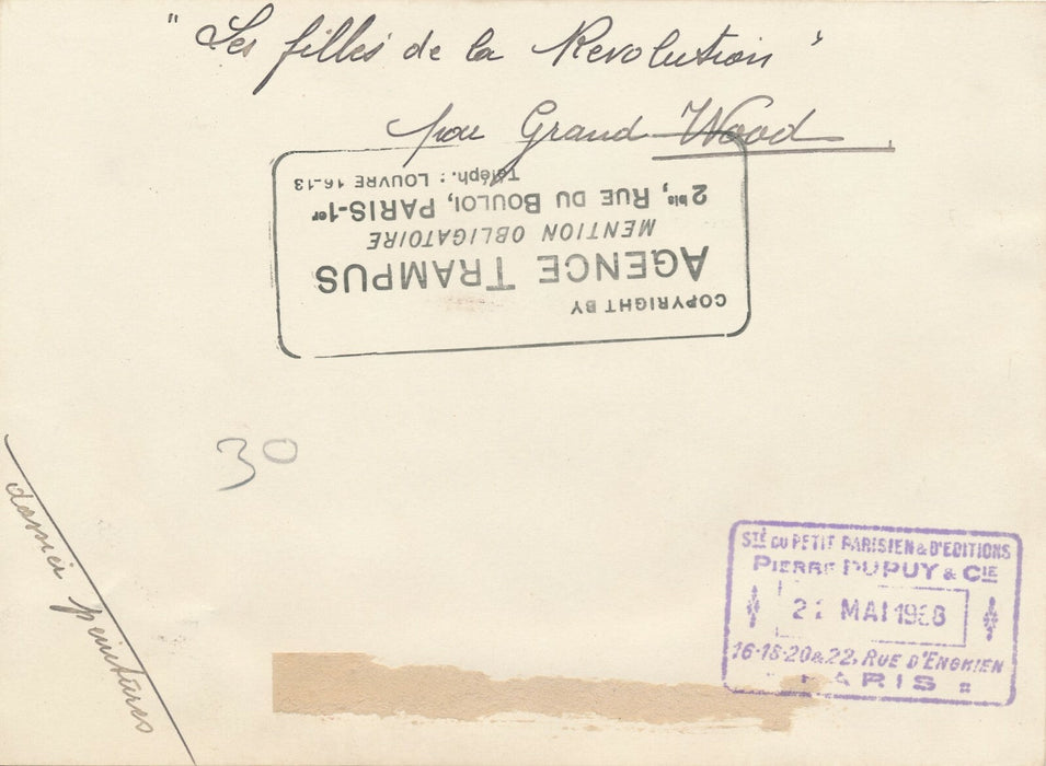 Le célèbre tableau de Wood GRANT à PAris photo photographie vintage 1938