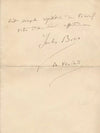écrivain Jules BOIS 3 lettres autographes signées 2 à l'acteur Frédéric Febvre