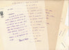 Daniel-Rops 4 lettres autographes signées et 4 cartes autographes signées
