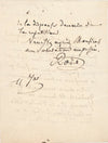 Marie ROZE cantatrice lettre autographe signée mise aux arrêts !