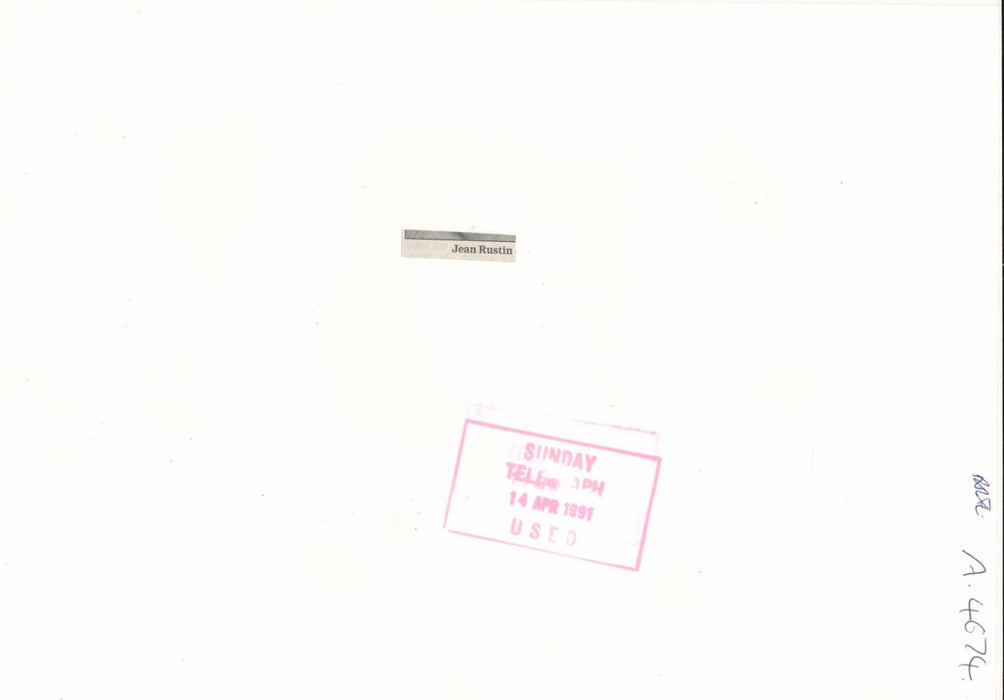 Jean RUSTIN photo photographie argentique portrait peintre v/ 1980