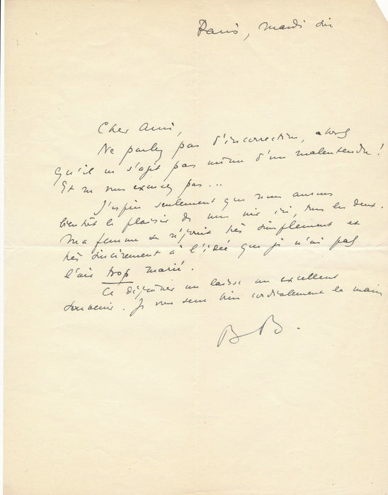Bernard BARBEY correspondance autographe signée 8 lettre presse édition suisse