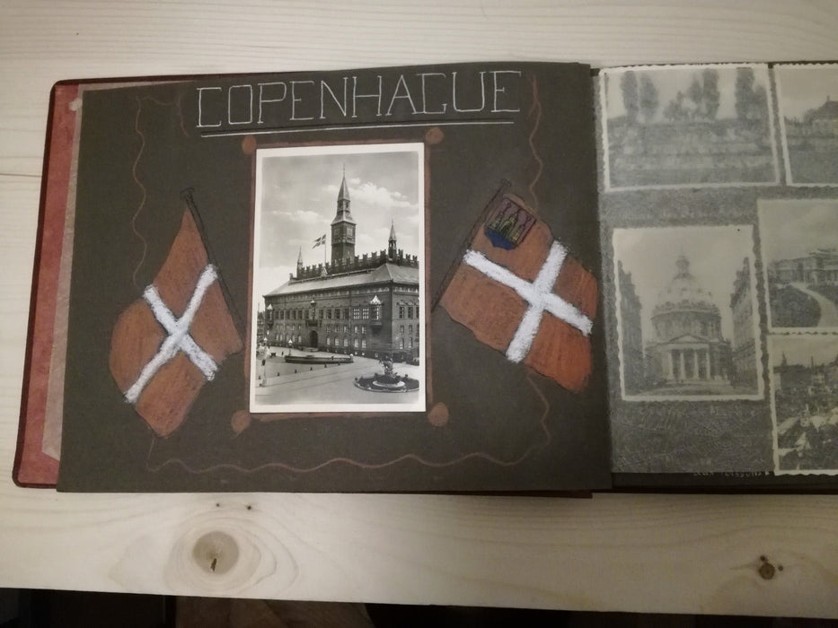 album photo année 1937 dessins enfant plus  200 photos Danemark Suede Allemagne