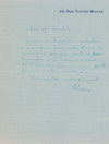 Lot Eugène Brieux théâtre dramaturge 5 lettres autographes signées