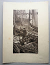 Le Pouliguen Loire Atlantique port pêcheur 1913 photographie époque soigné