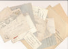 Edmond Sée correspondance 5 lettres Maurice VERNE et 4 documents autographes