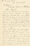 bel ensemble autographe Paul FORT 2 lettres 2 cartes 1 lettre épouse dédicace