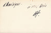 Henry HOUSSAYE lettre Victor Hugo carte visite autographe signée