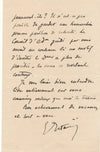 Édouard Estaunié 2 lettres autographes jeune romancier