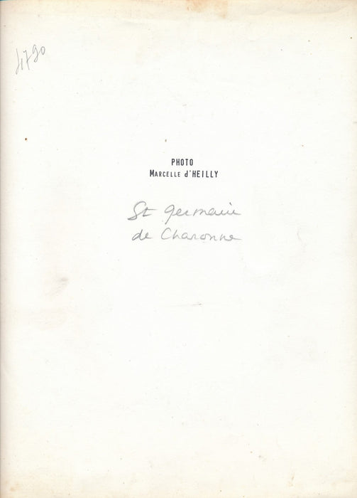 Paris église Saint Germain de Charonne photo argentique époque Marcelle Heilly