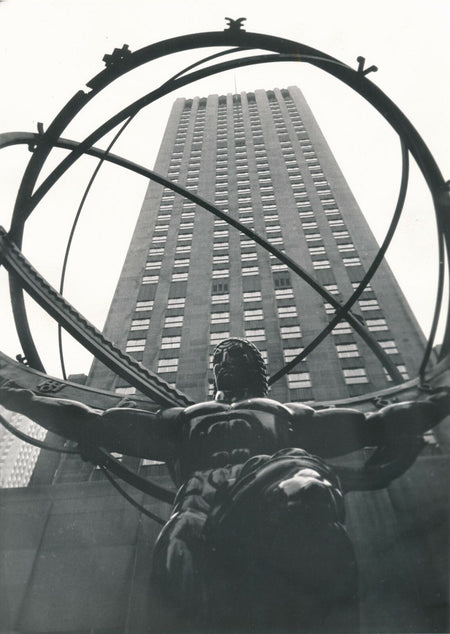 New York Rockefeller Center photo photographie architecture v. 1960 immeuble