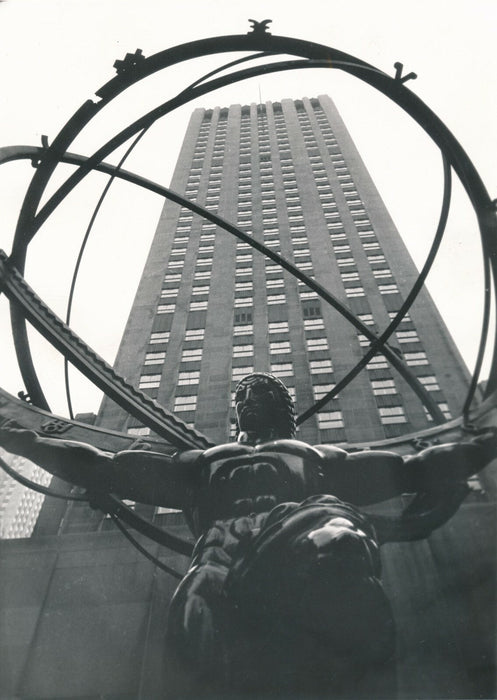 New York Rockefeller Center photo photographie architecture v. 1960 immeuble