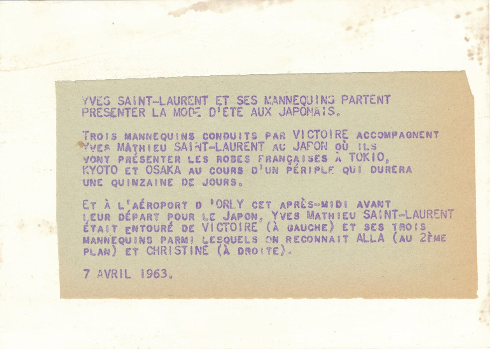 mode  10 photo Saint Laurent (2) Balmain (2) Cardin (3) Courrèges (2) Heim