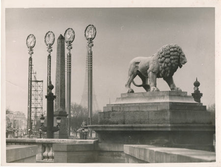Exposition internationale 1937  3 photos photographie Concorde sculptures
