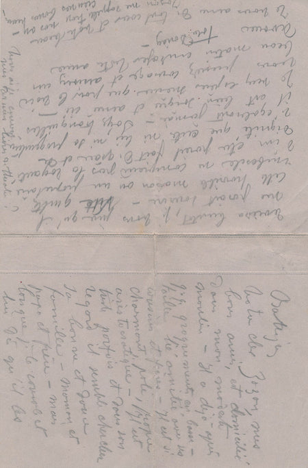 Tola DORIAN 2 lettres autographes signée et 6 cartes postales ses chiens sa vie