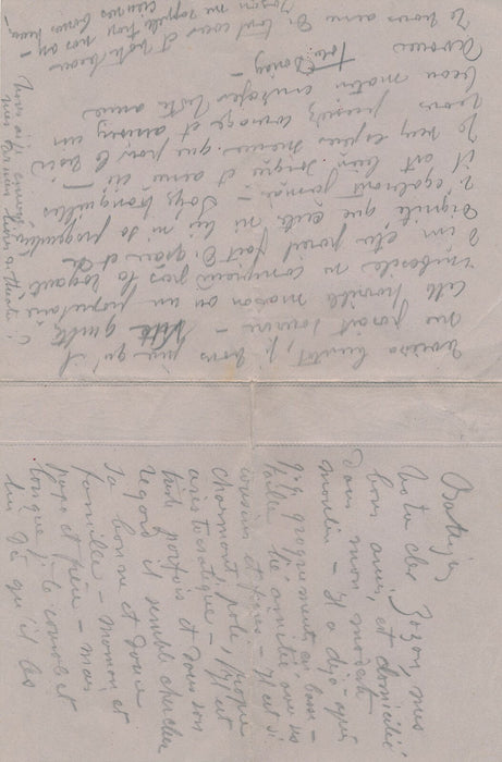 Tola DORIAN 2 lettres autographes signée et 6 cartes postales ses chiens sa vie