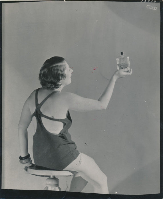 Publicité parfum Cologne Paul Martial photo argentique époque