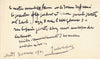 Jules LEFEBVRE peintre 4 cartes de visite autographes signées à Gaston BRAUN