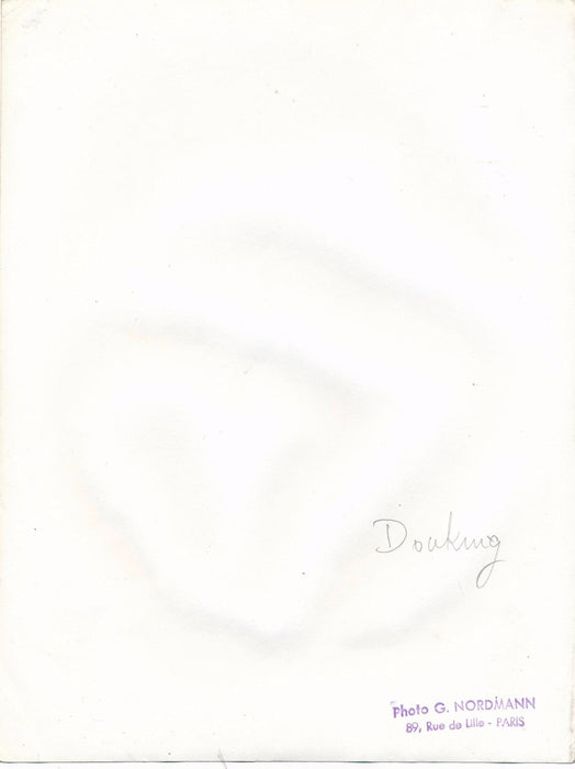 photo Georges Douking tirage argentique époque Nordmann v. 1950 peintre cinéma