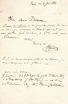 Jean-Georges KASTNER compositeur lettre autographe signée