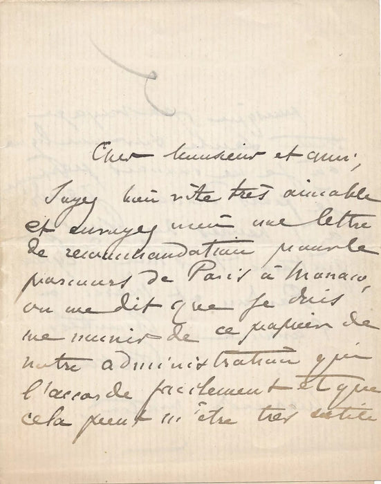 Madame Pasca comédienne 3 lettres autographes signées