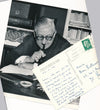 Henri SAUGUET photo dédicadée signée ET carte autographe signée Marc Berthomieu