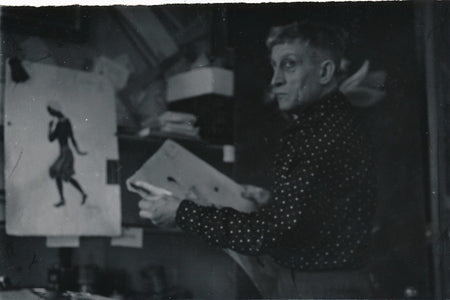 photo Georges Douking peintre photographie époque années 1950 G. Nordmann cinéma