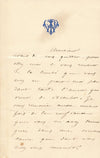 Paul de WAILLY 3 lettres autographes jeunesse guerre france Prusse commune