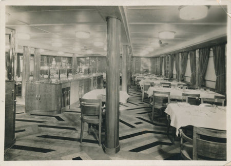 navire Côte d'Argent Ostmark première classe décoration photo photographie