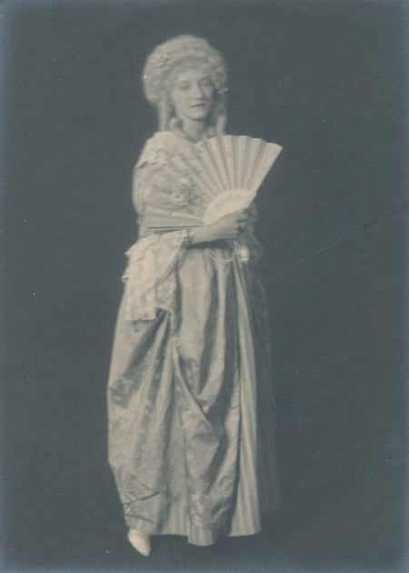 Actrice non identifiée  2 photos photographie époque v. 1900-1920 1 signée