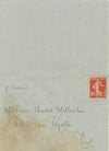Gaston CARRAUD compositeur 2 lettres autographes signées Malherbe Schubert