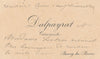 Pierre-Adrien DALPAYRAT céramiste céramique carte autographe Lesbros