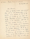 Paul FIERENS conservateur Bruxelles musées 2 lettres autographes signées