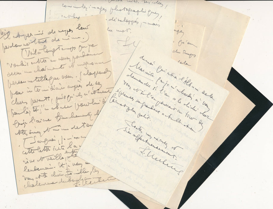 L. HERBETTE Marmite républicaine 10 lettres autographes signées Alsace